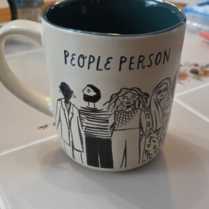 People Person Mug with Illustrated Design